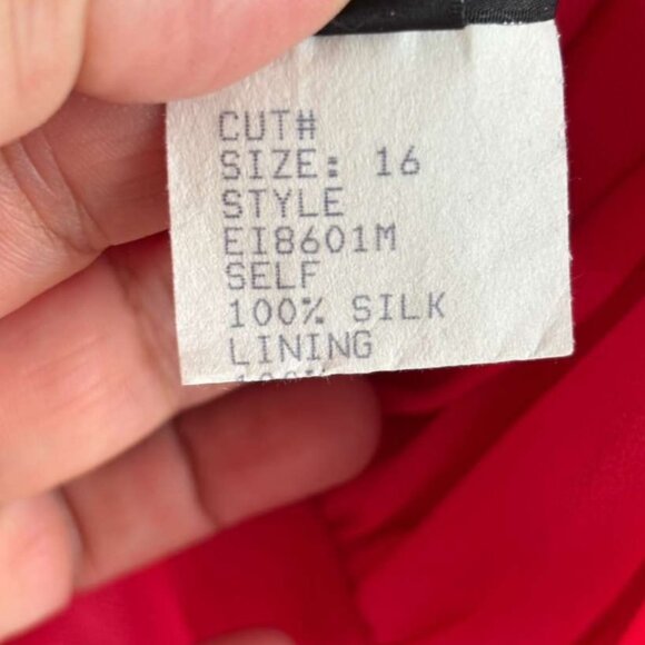 Tadashi Shoji Womens Elegant Layer Festive Dress Pink Size 16 - Picture 6 of 11